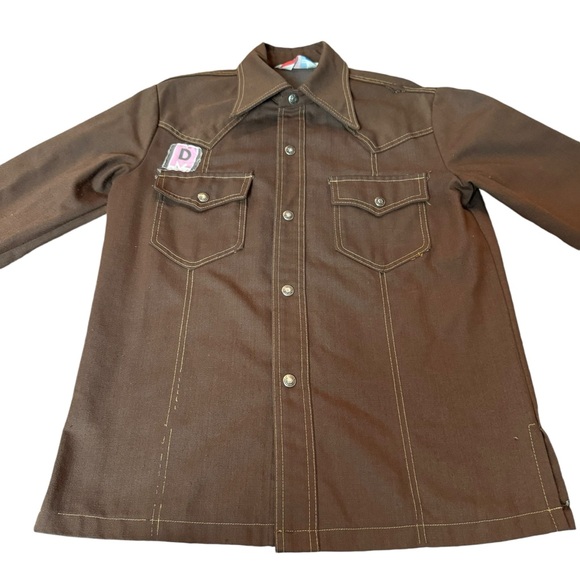 Vintage Sears Put On Shop Jacket Youth Sz 20 Cure Depeche Mode Patch 80’s - Picture 3 of 10